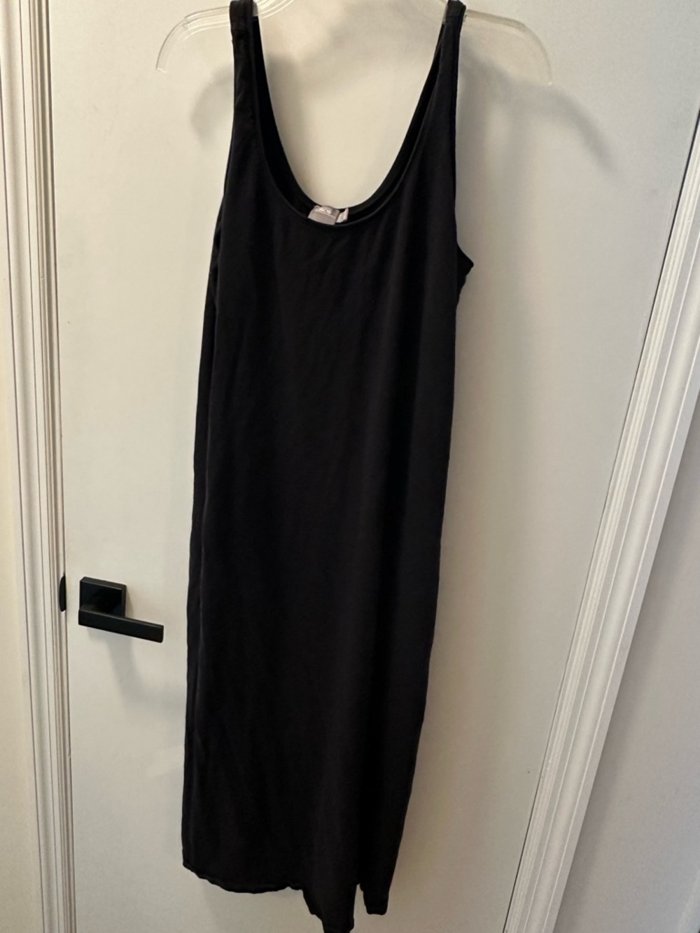 ASOS Black Tank Midi Dress
